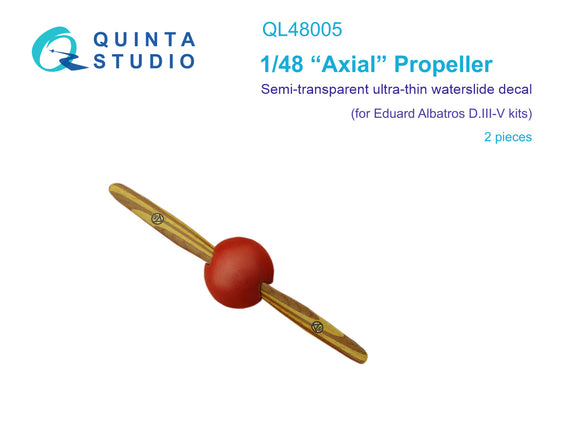 1/48 Quinta Studio Axial Propeller (Eduard) QL-48005