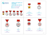1/35 Quinta Studio Uniform Decals USSR pre-war awards, pt1 (until 1943) QM35001