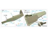 1/32 Quinta Studio Yak-9T Flaps and Panels (ICM) QP32014