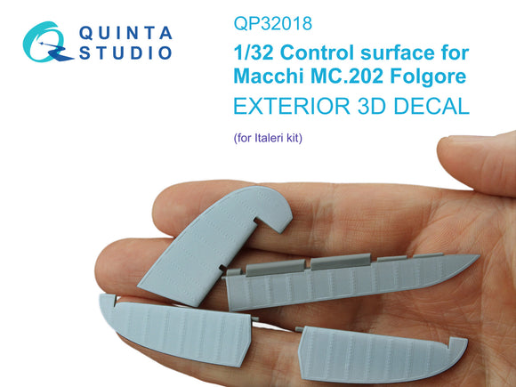 1/32 Quinta Studio Control surface for Macchi Mc.202 Folgore (Italeri) QP32018