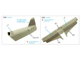 1/48 Quinta Studio Yak-9T Flaps and panels (Zvezda) QP48031