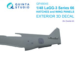 1/48 Quinta Studio LaGG-3 Series 66 Hatches and Wing Covers (Zvezda) QP48045