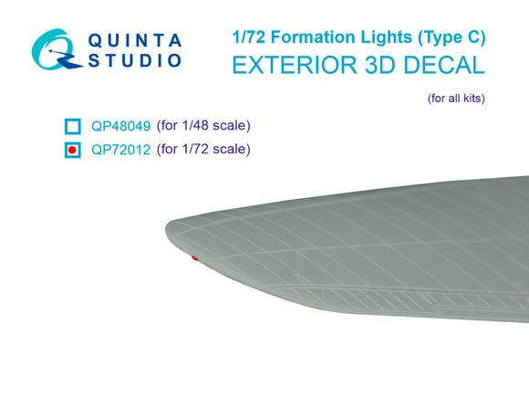 1/72 Quinta Studio Formation Lights (Type C) (for all kits) QP72012