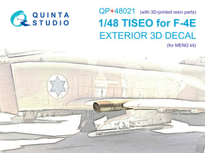 1/48 Quinta Studio TISEO for F-4E (Meng) (with 3D-printed resin parts) QP+48021
