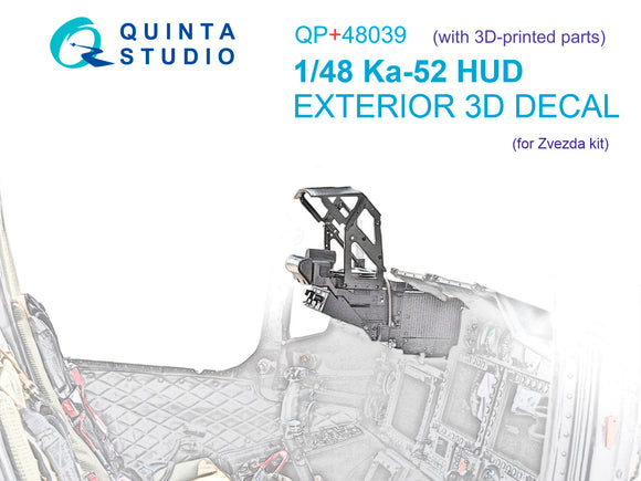 1/48 Quinta Studio Ka-52 HUD (Zvezda) QP+48039