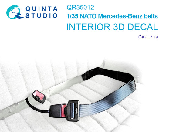 1/35 Quinta Studio NATO Mercedes-Benz belts (All kits), 2 pcs QR35012