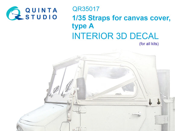 1/35 Quinta Studio Straps for canvas cover, type A QR35017