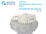 1/35 Quinta Studio Straps for canvas cover, type С QR35020