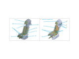 Quinta Studio K-36L (late) ejection seat (for Su-25/Su-25SM aircraft since 2008) (All kits) QR+48069