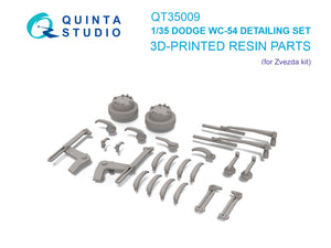 1/35 Quinta Studio Dodge WC-54 detailing set (Zvezda) QT 35009