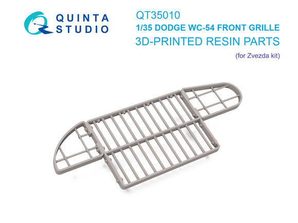 1/35 Quinta Studio Dodge WC-54 front grille (Zvezda) QT 35010