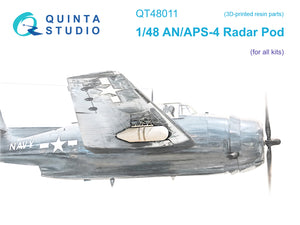 1/48 Quinta Studio AN/APS-4 Radar Pod (All kits) 3D-printed resin parts) QT 48011