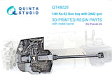 1/48 Quinta Studio Ka-52 Gun bay with 2A42 gun (Zvezda) QT 48025