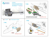 1/48 Quinta Studio Ka-52 Gun bay with 2A42 gun (Zvezda) QT 48025