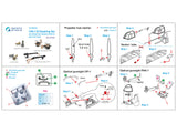 1/48 Quinta Studio I-16 Detail set: Propeller hub ratchet, Venturi tube, PAK-1 gunsight, OP-1 gunsight (all kits) QT 48034