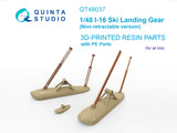 1/48 Quinta Studio I-16 Ski landing gear (Non-retractable version) (all kits) QT 48037