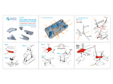 1/48 Quinta Studio LaGG-3 series 66 Radiators cowls and spinner (Zvezda) QT48067