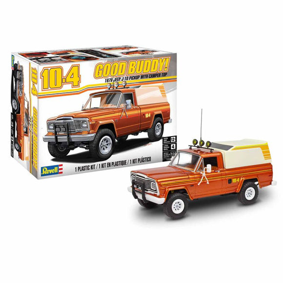 1/25 Revell 1979 Jeep J10 Pickup Truck w/Camper Top 85-4568