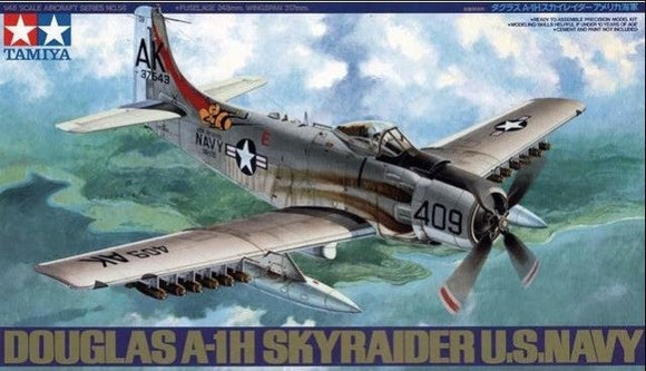 1/48 Tamiya DOUGLAS A-1 SKYRAIDER US NAVY (NEW, OPEN BOX) 61058