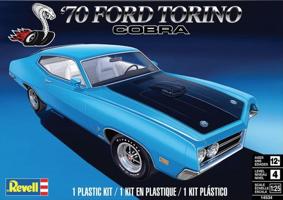 1/25 Revell 1970 Ford Torino Cobra GT (4534) 14534