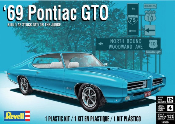 1/24 Revell 1969 Pontiac GTO Judge (4530)