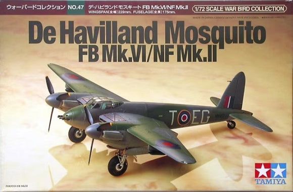 1/72 Tamiya De Havilland Mosquito FB Mk.VI/NF Mk.II  #60747