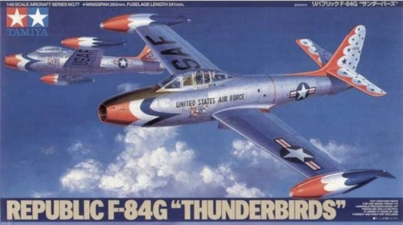 1/48 Tamiya Republic F-84G 'Thunderbirds' Plated Edition 61077 (OPEN)