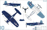 1/48 Magic Factory 1/48 F4U-1A/2 Corsair (Dual Combo, Limited Edition) 2 Kits In one Box #5001