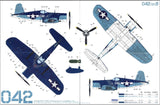 1/48 Magic Factory 1/48 F4U-1A/2 Corsair (Dual Combo, Limited Edition) 2 Kits In one Box #5001
