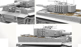 1/35 Takom Tiger I Late-Production w/Zimmerit Sd.Kfz.181 Pz.Kpfw.VI Ausf.E (Late/Late Command) 2-in-1 # 2199 NEW TOOL!