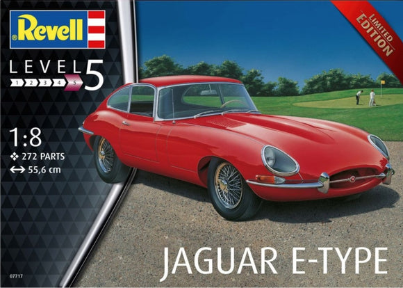 1/8 Revell Monogram Jaguar E-Type Sports Car 7717 (New Release!)