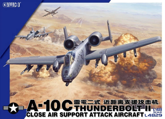 1/48 GWH 1/48 US Air Force A-10C Thunderbolt II Close Air Support Attack Aircraft  (100% new tool) #L4829