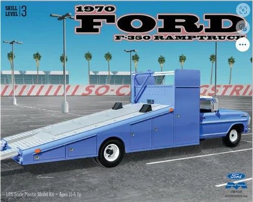 1/25 Moebius Models Title F-350 Ramp Truck 2587