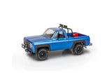 1/25 Revell 1978 Chevy Off-Road 4x4 Pickup Truck w/Malibu Grand Prix Virage Race Car & Trailer 85-4581