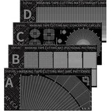 DSPIAE Masking Tape Cutting Mat (Polygon, triangle, diamond, angle) #DSP-AT-ECB