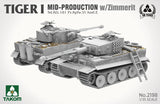 1/35 Takom Tiger I Mid-Production w/Zimmerit Sd.Kfz.181 Pz.Kpfw.VI Ausf.E 2198 NEW TOOL!