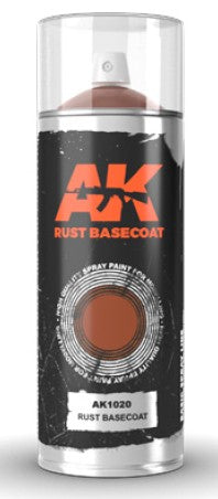 AK Interactive Rust Lacquer Basecoat / Primer (150ml Spray) AKI_ 1020
