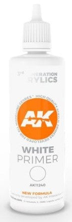 AK Interactive 3G White Primer 100ml  AK-11240