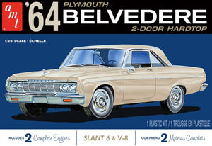 1/25 AMT 1964 Plymouth Belvedere 2-Door Hardtop 1188