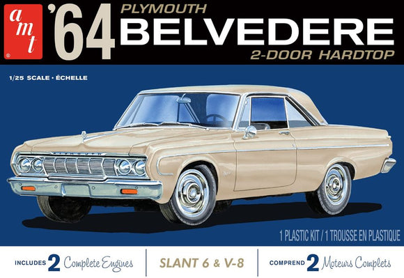 1/25 AMT 1964 Plymouth Belvedere 2-Door Hardtop 1188