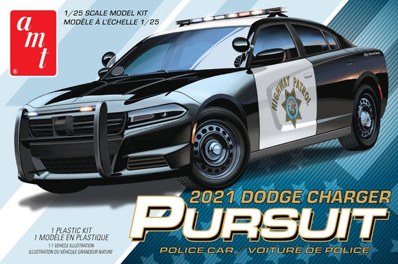 1/25 AMT 2021 Dodge Charger Police Pursuit *NEW* 1324