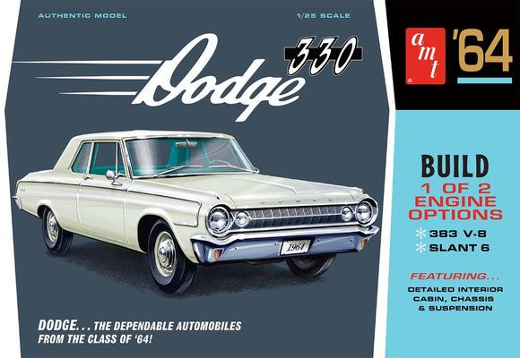 1/25 AMT 2021 1964 Dodge 330 Hardtop *NEW* 1366