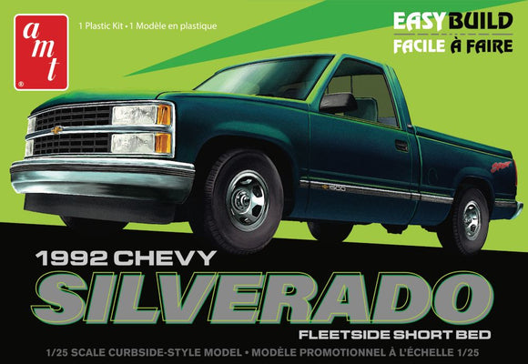 1/25 AMT 1992 Chevy Silverado Fleetside Short Bed Pickup Truck (Easy Build) 1408