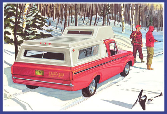 1/25 AMT 1963 FORD F-100 CAMPER PICKUP 3-in-1 kit 1412