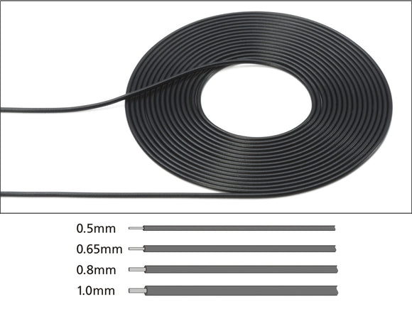 1/12 - 1/24 vinyl tubing with wire core (pick the size)