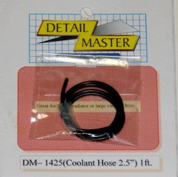 1/24-1/25 DETAIL MASTER Black Coolant Hose 2” 1425