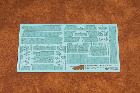 1/48 Tamiya Zimmerit Coating Sheet for Elefant 12671