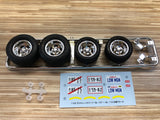 1/24 Aoshima "Cragar" American SS Tire & Wheel Set (4) 06624