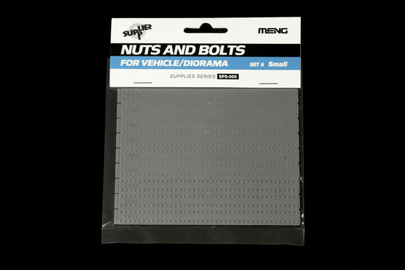 1/35 Meng Small Nuts & Hex Bolts Set A Plastic SPS-005