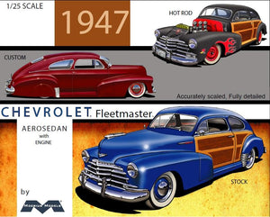 1/25 Moebius 1947 Chevrolet Fleetmaster Aerosedan Car 2301